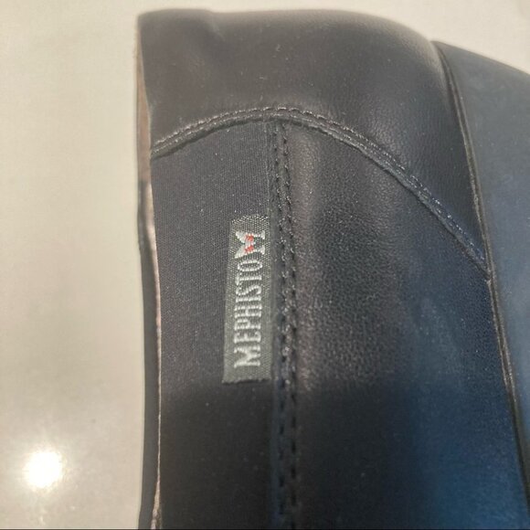 MEPHISTO  Sz 8 Fabric & Leather Comfort Loafer Shoes - Picture 11 of 13